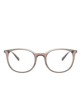 Emporio Armani Occhiali tondi - Toni neutri