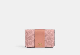 Coach Essential Slim Card Case In Signature Canvas