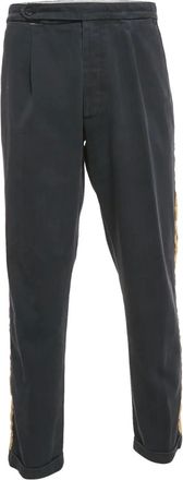 Palm Angels Pantaloni in gabardine Pre-owned - Blu