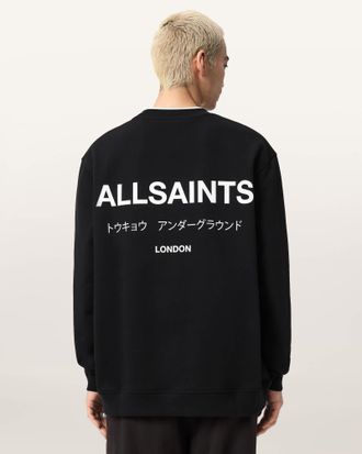 AllSaints Underground Relaxed Fit Crew Neck Sweatshirt