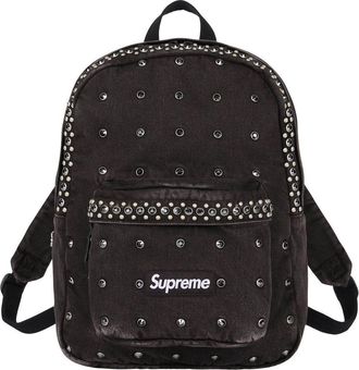 SUPREME x B.B. Simon Denim Backpack SS25 Black SS25B37-BLACK
