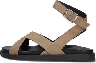 Steve Madden Taupe Mybestie Sandalen voor Vrouwen - Dames - Sandalen - Beige - 38 EU - Schoenen