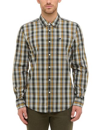 Mustang Langarmhemd MUSTANG Herren Style Chester, Herren, Gr. XXL, US-Gr&ouml;ssen, bunt 12784, Web, 100% Baumwolle, kariert, regular fit, Hemden Langarmhemd