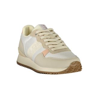 Napapijri Colorblock Mesh and Suede Sneaker - White