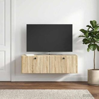 vidaXL Vidaxl Mobile Porta Tv Da Muro 98 X 31 X 30 Cm Rovere Sonoma