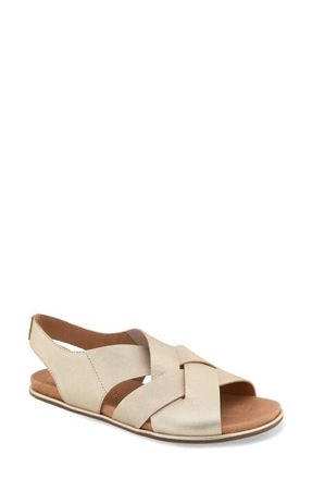 Gentle Souls Laken Slingback Sandal in Champagne Leather at Nordstrom, Size 9.5