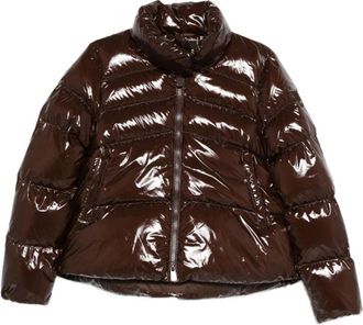 Pinko Mirco Jacket - Dames - Winterjassen - Bruin - XL - Polyester - Jassen