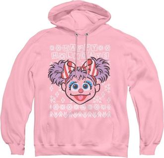 Gildan Sesame Street Abby Cadabby Ugly Christmas Adult Pull Over Hoodie