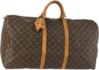 Louis Vuitton Pre-owned Weekend Bags, female, Brown, Size: ONE SIZE Pre-owned Weekend Bag