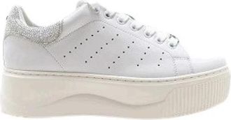 Cult Witte Sneakers met Logoband - Dames - Sneakers - Wit - 41 EU - Schoenen