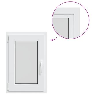 vidaXL Ventana De S&oacute;tano Risor 40 X 70 Cm Pvc Y Vidrio Vidaxl