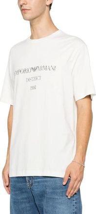Emporio Armani Hombre, Camisetas, Blanco, Talla: M