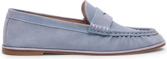 Stuart Weitzman Schoenen, Dames, Blauw, 41 EU, Spencer Loafer