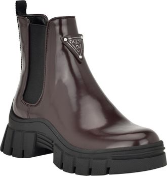 Guess Hestia Chelsea Boot in Dark Red at Nordstrom Rack, Size 8.5