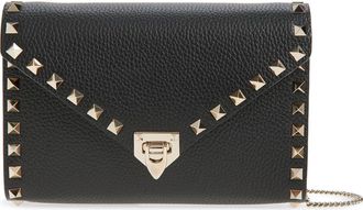 Valentino Garavani Mini Rockstud Leather Shoulder Bag in Black at Nordstrom