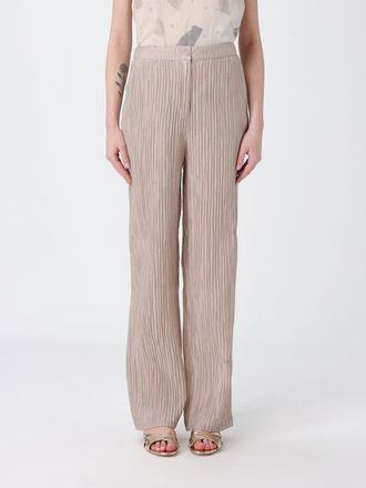 Emporio Armani Pantaloni pliss&egrave; Emporio Armani in cr&ecirc;pe lurex