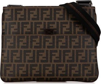 Fendi Pre-owned Cross Body Bags, female, Brown, Size: ONE SIZE Pre-owned Stylish Vertical Bag
