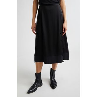 Jil Sander Panelled Skirt in Black at Nordstrom, Size 4 Us