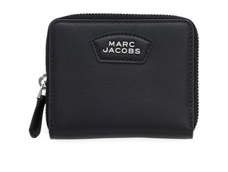 Marc Jacobs The Everyday Slim Compact Wallet Wallet Womens Handbags Black, Leather/Polyester
