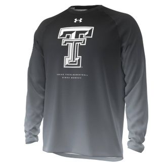 Under Armour Mens Texas Tech Shooter Long Sleeve Shirt In Black