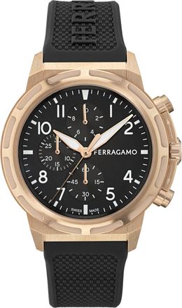 Ferragamo Ferragamo Sport Chrono Silicone Watch