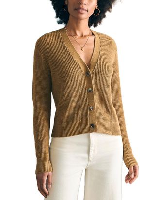 Faherty Miramar Linen-Blend Cardigan