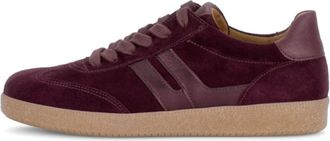 Gabor Schoenen, Dames, Rood, 37 1/2 EU, Leer, Retrosneaker