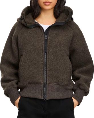 Canada Goose Chilliwack Black Label Kind Fleece Wool-Blend Bomber Jacket