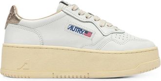 Autry Medalist Platform Sneakers - Dames - Sneakers - Wit - 41 EU - Katoen - Schoenen