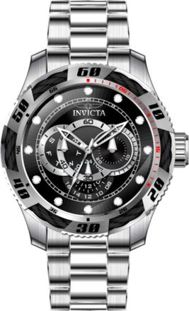 Invicta Speedway GMT Quartz Black Dial Mens Watch 45755