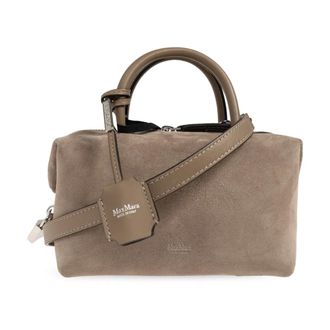 Max Mara Dames, Tassen, Beige, Maat: ONE Size Su&egrave;de