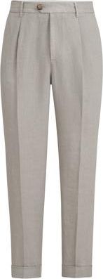 Brunello Cucinelli Gabardine garment dyed trousers in Khaki at Nordstrom, Size 62 It