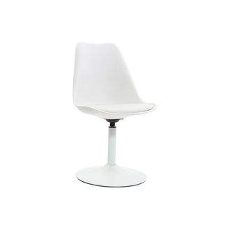 Miliboo Miliboo - Silla Blanca Mate Pivotante Steevy