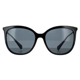 Ralph Lauren Ralph by Ralph Lauren Butterfly Dames Glimmend Zwart Donkergrijs Gepolariseerde Zonnebril