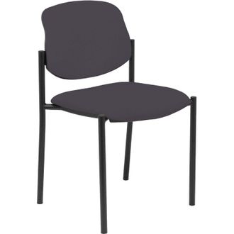 Piqueras y Crespo Silla Fija Styl Bali Gris Oscuro Chasis Negro