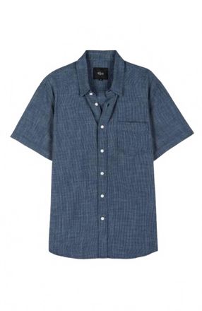 Rails Mens Fairfax Relaxed Fit Shirt In Navy Etch