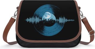 Generic City Tunes Fashion Womens Crossbody Bags Novelty Handbag Shoulder Bag Purse