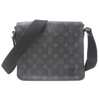 Louis Vuitton Black Monogram Eclipse Shoulder Bag (Pre-Owned)