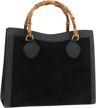 Gucci Pre-owned Handbags, female, Black, Size: ONE SIZE Pre-owned Vintage Hand Bag