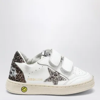 Golden Goose Sneakers Ball Star bianca/cenere/marrone
