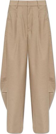 Gestuz Wide Trousers, female, Beige, Size: XS Gznella Trousers