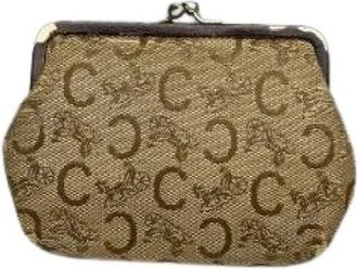 Celine Pre-owned Wallets, female, Brown, Size: ONE SIZE Pre-owned Cotton Wallet