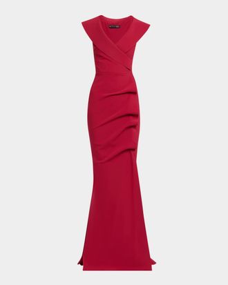 La Petite Robe Di Chiara Boni Sleeveless Ruffle Mermaid Gown