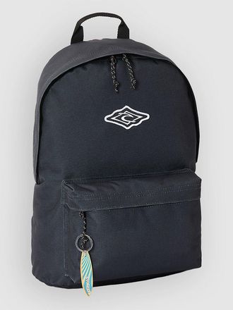 Rip Curl Dome 17L Classic Patch Rucksack schwarz