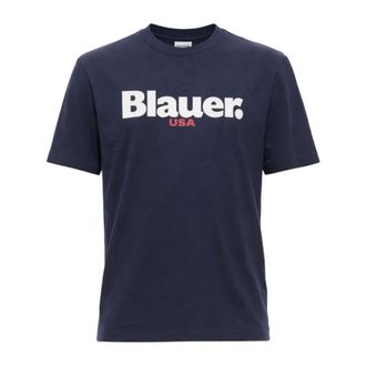 Blauer Ernst T-shirt - male - Blauer - T-Shirts - Blue - 2XL - Tops
