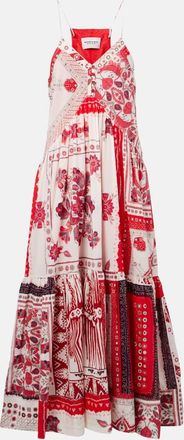 Isabel Marant Abito midi Sabbage in cotone con stampa