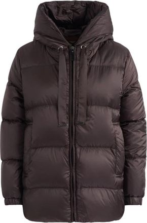 Max Mara Seia Jas - Dames - Winterjassen - Bruin - XS - Polyester - Jassen