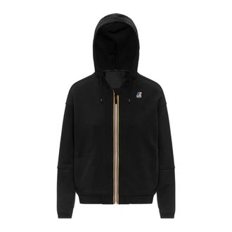 K-Way Lara Poly Cotton Fleece - Dames - Vesten met rits - Zwart - XS - Katoen - Hoodies & sweatvesten