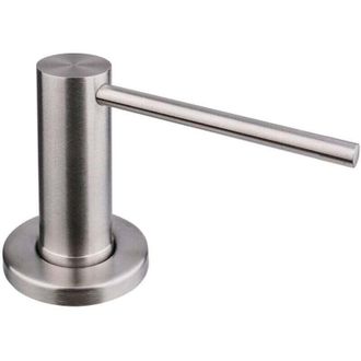 OEM Dispensador De Jab&oacute;n Integrado Para Cocina Y Ba&ntilde;o, Con Bomba De Acero Inoxidable, Botella De 500 Ml, Llenado Superior, Acabado Cepillado -crezuo