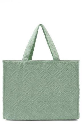 Helen Kaminski Rocamar Terry Cloth Tote in Seaglass at Nordstrom Rack